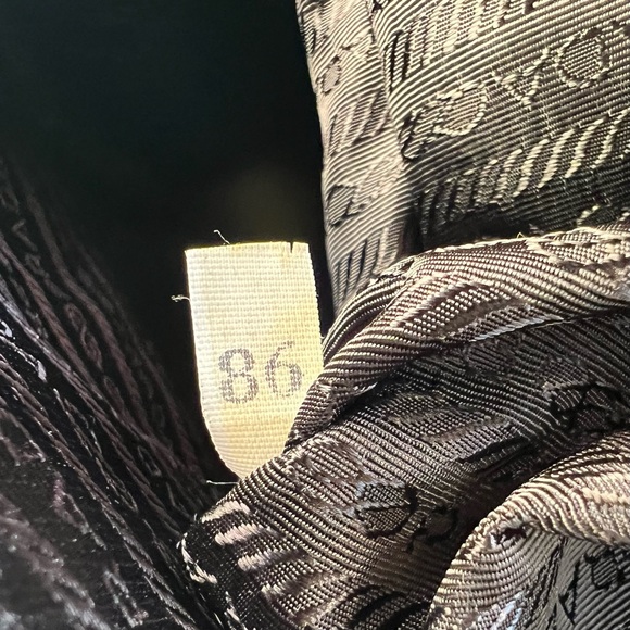 Prada VELVET VELOUR LARGE 2WAY Velluto Dome Shoulder Bag - Picture 10 of 13